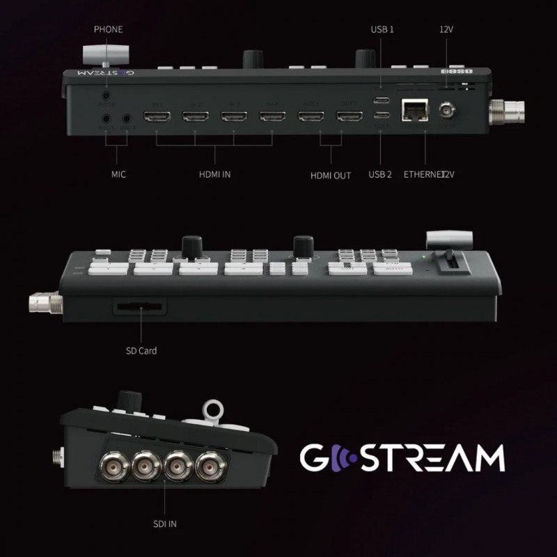 OSEE GoStream Duet SDI Video Mixer & Broadcast Switcher for Live